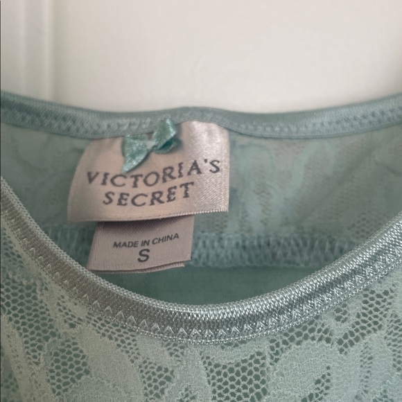 Victoria's Secret Light Blue Lace Chemise - Picture 2 of 2